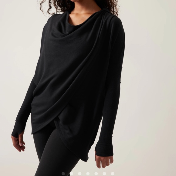 Athleta Purana Wrap Sweatshirt - Picture 1 of 12